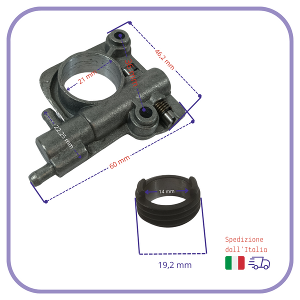 Pompa olio per motosega Echo e Shindaiwa