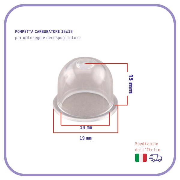 Pompetta Primer Carburante per Decespugliatore